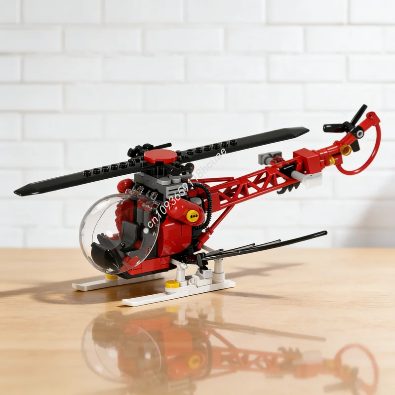 

258pcs MOC Batcopter Super Heroes DCD Batmansed Model Building Toys Blocks Architecture Christmas Gifts Creative Idea Education