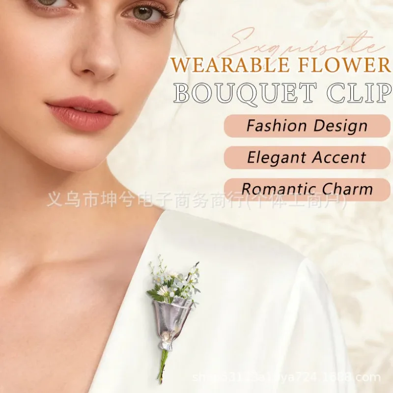 

Новая клипса-украшение для букета цветов