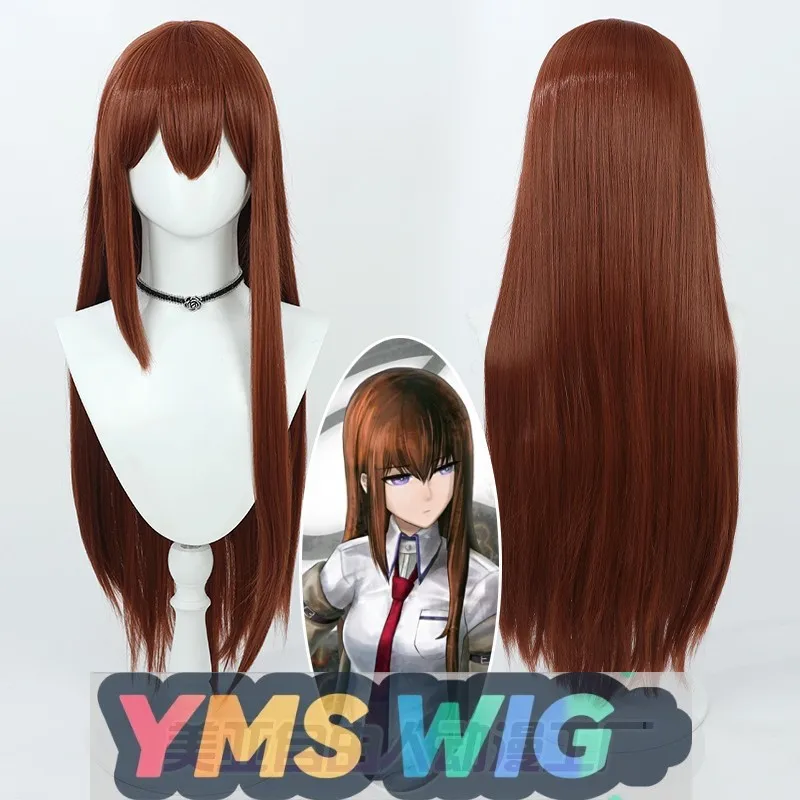 

YMS WIG Steins Gate Cosplay Wig Makise Kurisu Christina Assistant Okuba Rintaro