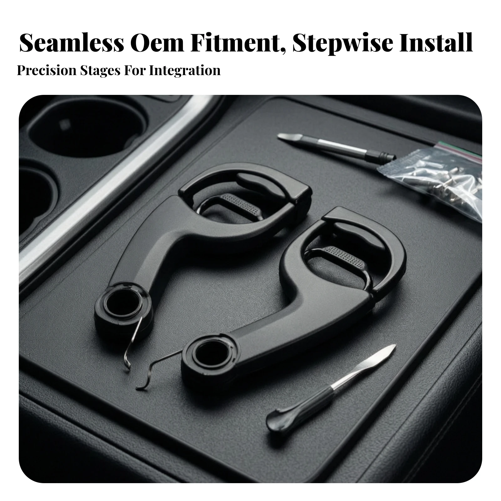Cup Holder Bracket with Mounting Arm Compatible Car Cup Holder Bracket Mount Secure Quick Setup for Dashboard Repair