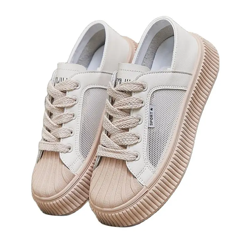 

Thick Soled Canvas Women's Shoes 2023New Spring And Autumn Muffin Shoes Popular Single Shoe Small White Shoes Casual Board Shoes