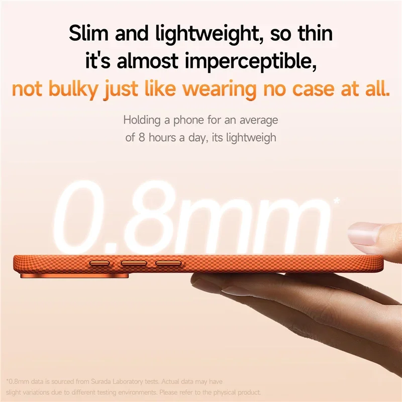 Ultra-Thin Matte Shockproof Hard Pc Magnetic Protective Case with Luxurious Plaid Texture and Metal Lens Frame Phone Case Suitable for 17Pro /16Pro /17 /17Pro Max - náhled 5