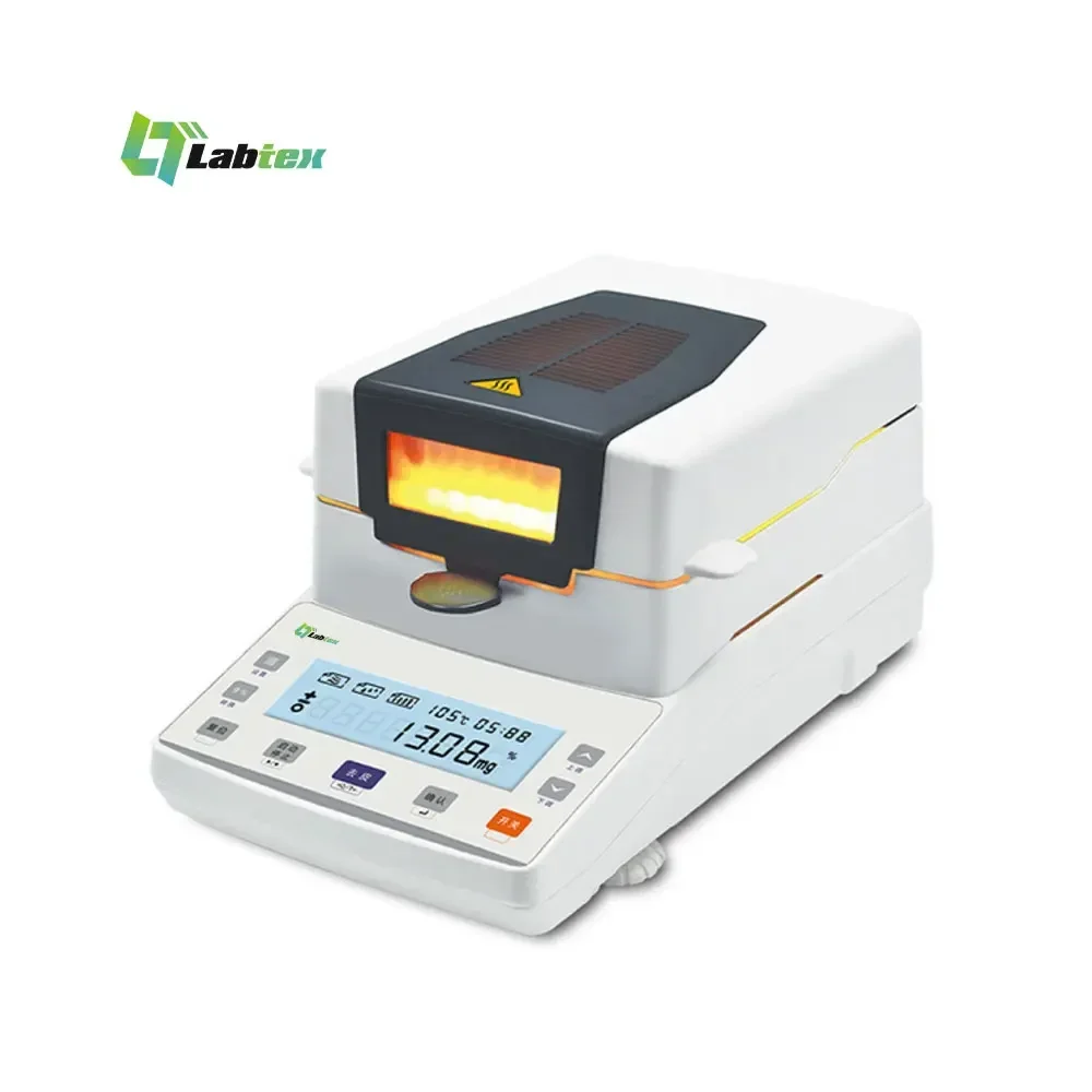 

Labtex 105 Degree Digital Display Halogen Moisture Analyzer 110g Capacity for Coffee Rice Maize Food LTB-105M