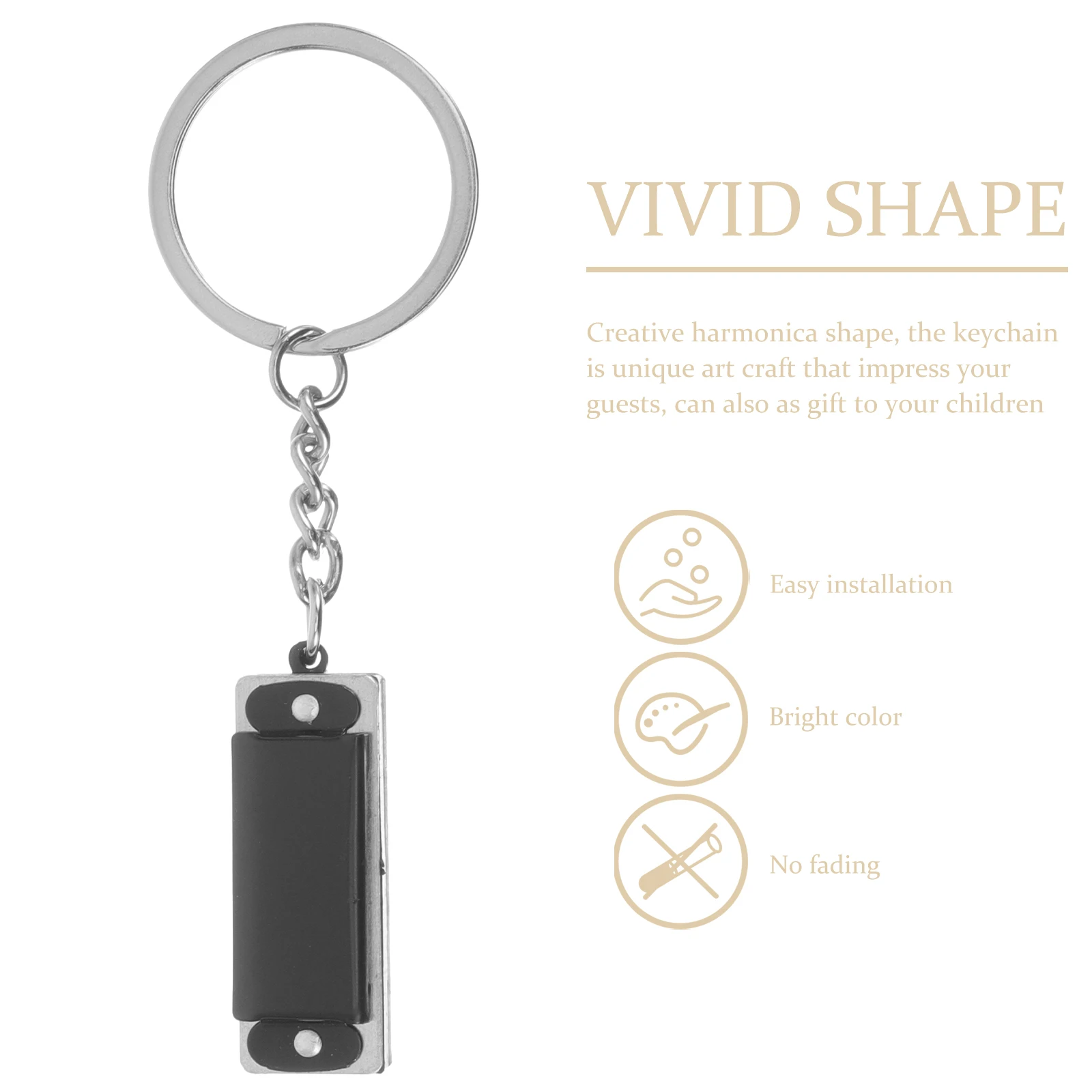 

Harmonica Keychain Pendant Pendants Decoration Accessory Bag Hanging Ornament Backpack Keyrings