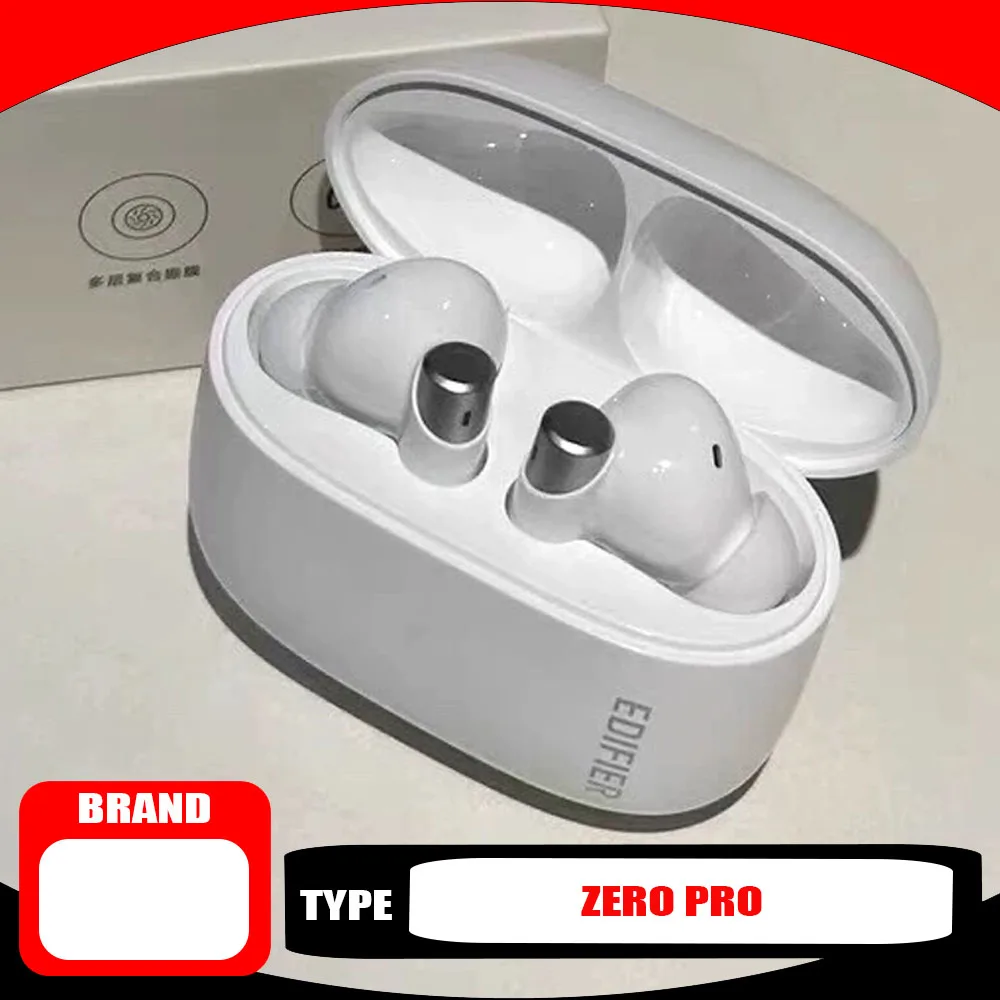 Edifier ZERO PRO Wireless Bluetooth Earphones Active Noise Cancellation Bluetooth 5.3 Long Battery Life in-Ear Headphones
