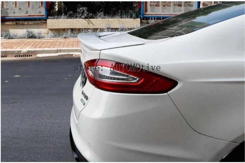 2013-2019 For Ford Mondeo   Spoiler ABS/Unpainted  Black  Look Rear Wing R-type Spoiler Accessories