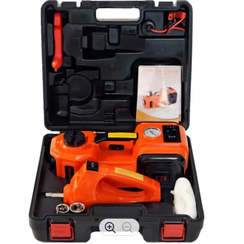 Set Dongkrak Mobil Hidrolik Listrik Berkualitas Tinggi 3 Ton 5 in 1 Dongkrak Listrik Lantai