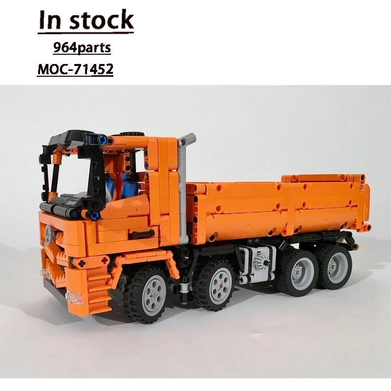 

MOC-71452 Классический новый самосвал, модель строительного блока, 964 шт., креативная детская игрушка на день рождения и Рождество для мальчиков в подарок