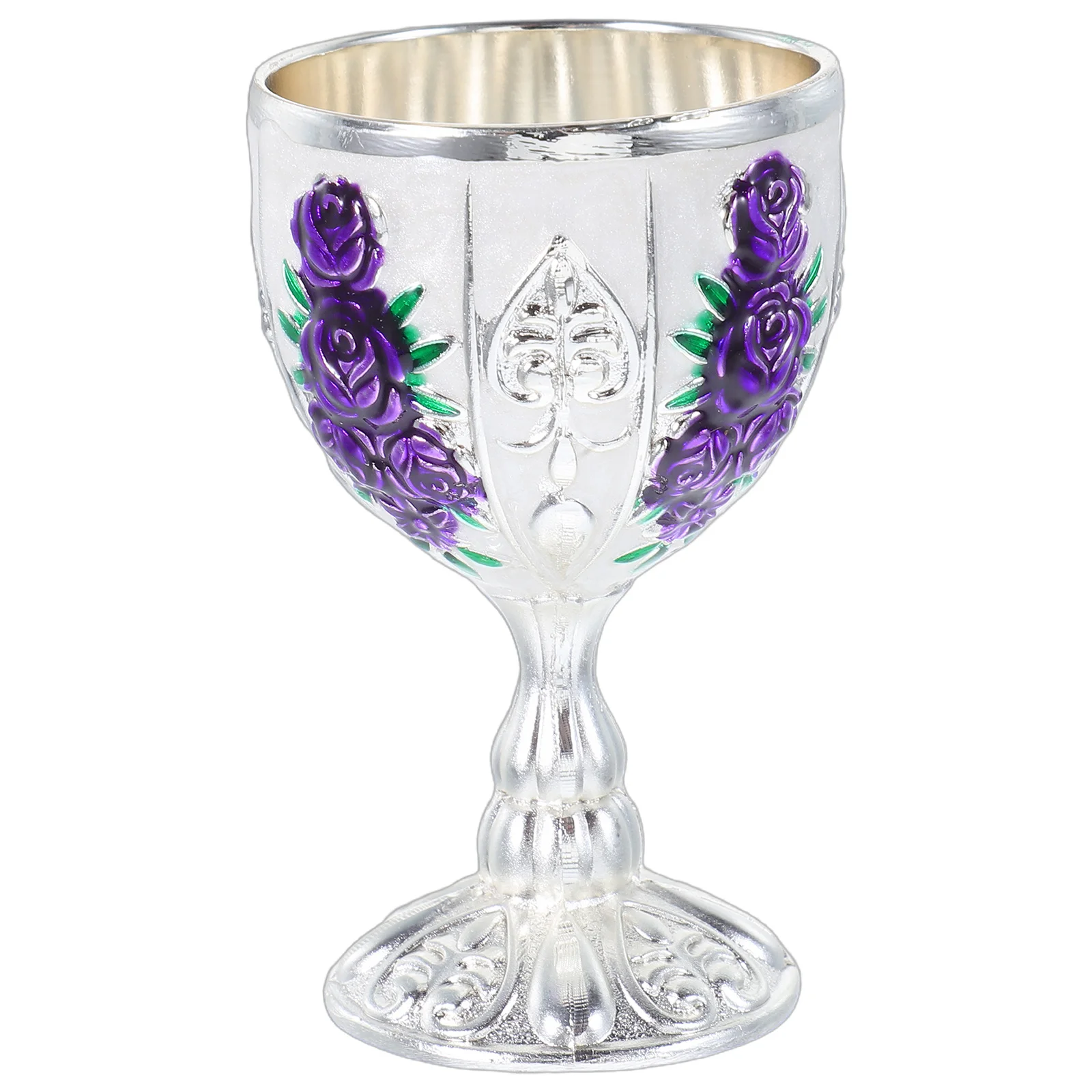 

Metal Wine Goblet 30ml Zinc Alloy Mini Vintage Medieval Cup Whiskey Beer Cocktail Retro Small Drinking Glass Wine Ornament