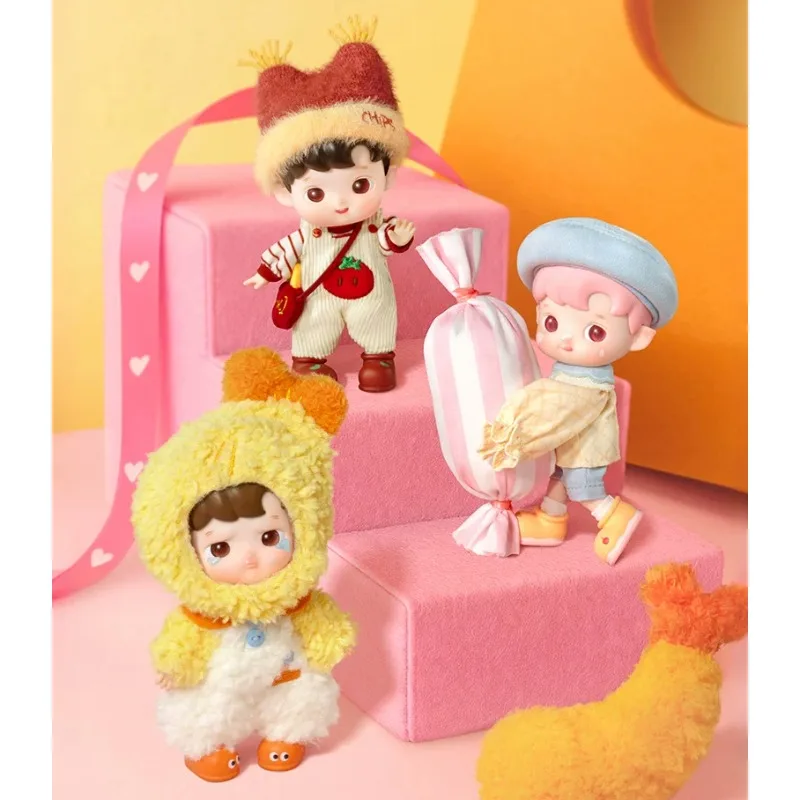 POPMART HACIPUPU Little Snack Bag Series 1/12 Action Figure Blind Box Toy Figurine Original Surprised Brithday Gift