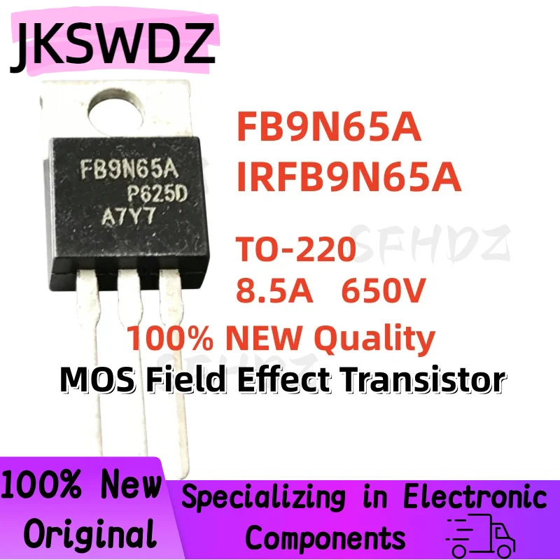 

10/20/30PCS 100% Brand New and High Quality IRFB9N65A FB9N65A TO-220 8.5A 650V MOS Field Effect Transistor