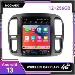 안드로이드 8+256GB 12.1인치 세로형 화면 차량용 플레이어 토요타 랜드 크루저 100 LC100 1998-2002 차량용 GPS 네비게이션 카플레이 DSP 헤드 유닛
