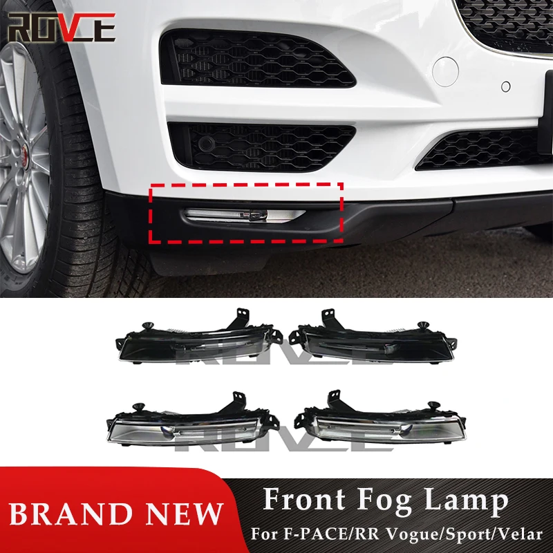 

ROVCE Front Fog Light For Jaguar F-PACE For Range Rover Vogue/Sport/Discovery 5 18-20 LR082053-B LR082056-B T4A6239-A T4A6242-A