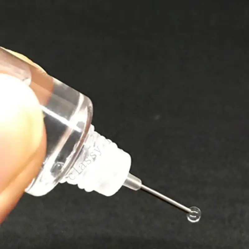 5pcs 10ML Leakproof Drip Bottle with Needle Tip Replacement Bottles Liquid Containers For Model Painting Craft Project