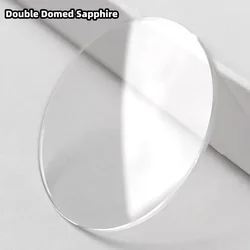 Double Domed Sapphire Watch Glass 1.0mm to 1.2mm Thickness Round Crystal 30-39.5mm Diameter Curved Lens for Watch Repair YZC107