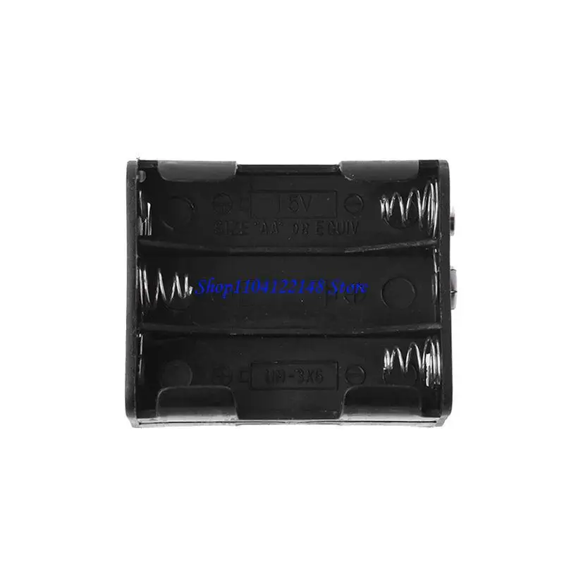 P9FA 6x1.5V AA Buckle Box for Case Cell DIY Clip Container Spring Buckle Battery Box