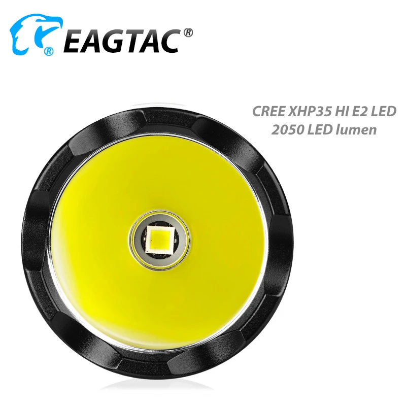 EAGTAC T25LR MKII XHP35 LED 2200 Lumen Super Powerful Tactical Flashlight Type-C USB Rechargeable Torch 18650 Light for Hunting