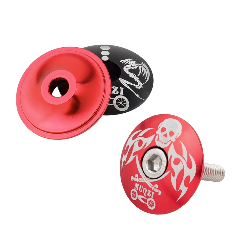 MUQZI Bicycle Stem Top Cap With Screws Headset Cover MTB Road
