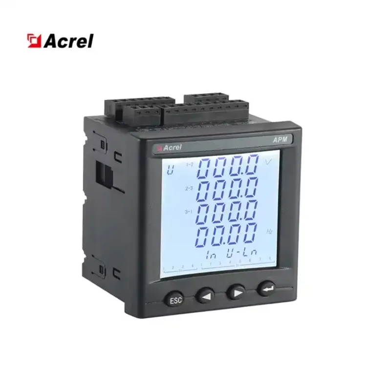 

The APM810 Three-Phase Energy Meter, Featuring Ethernet Connectivity, A Digital Panel Display, And Historical Data Logging