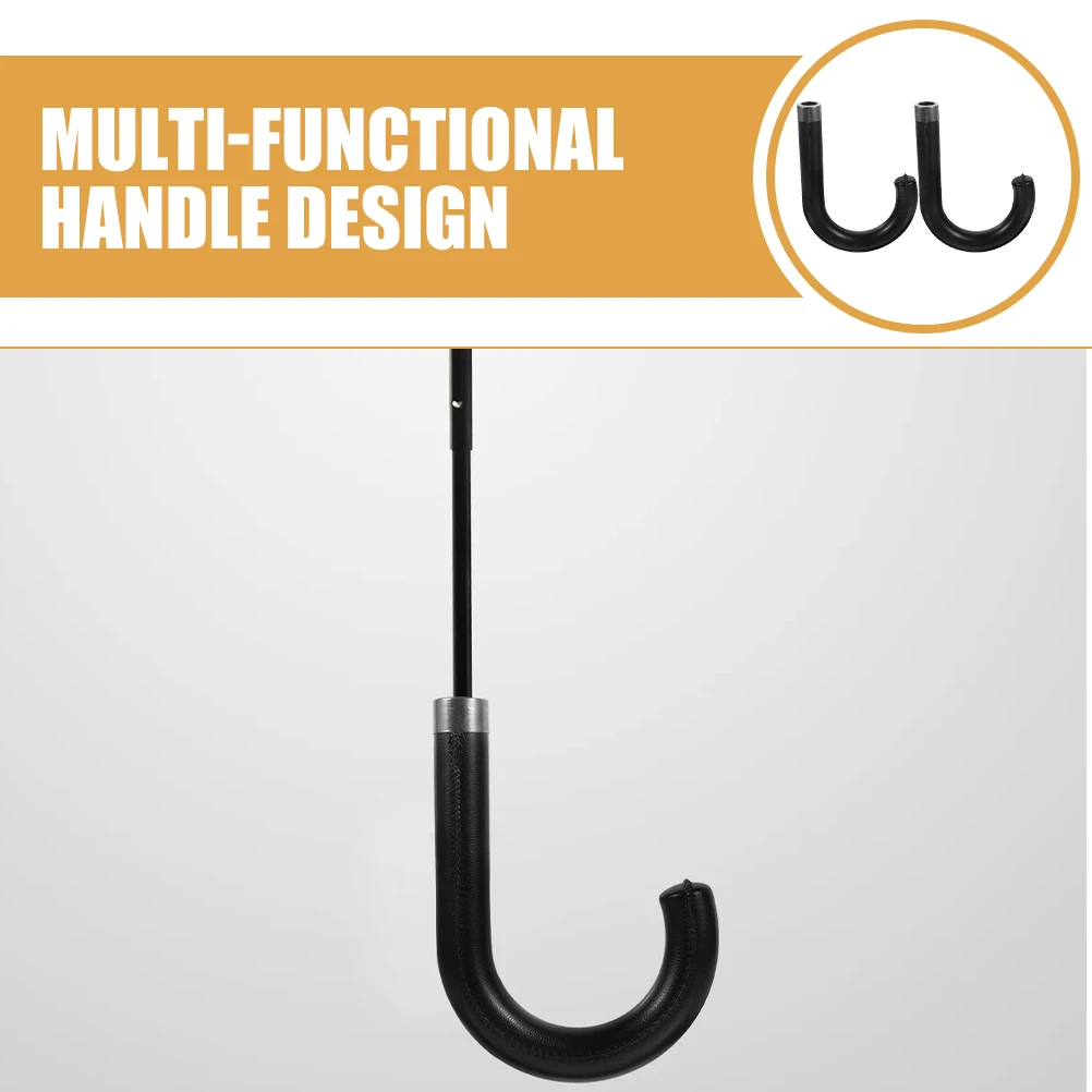 

2pcs Umbrella Crown Accessories 10mm Hook Replacement Folding Repair Handle for Rain Sun Umbrella Parts