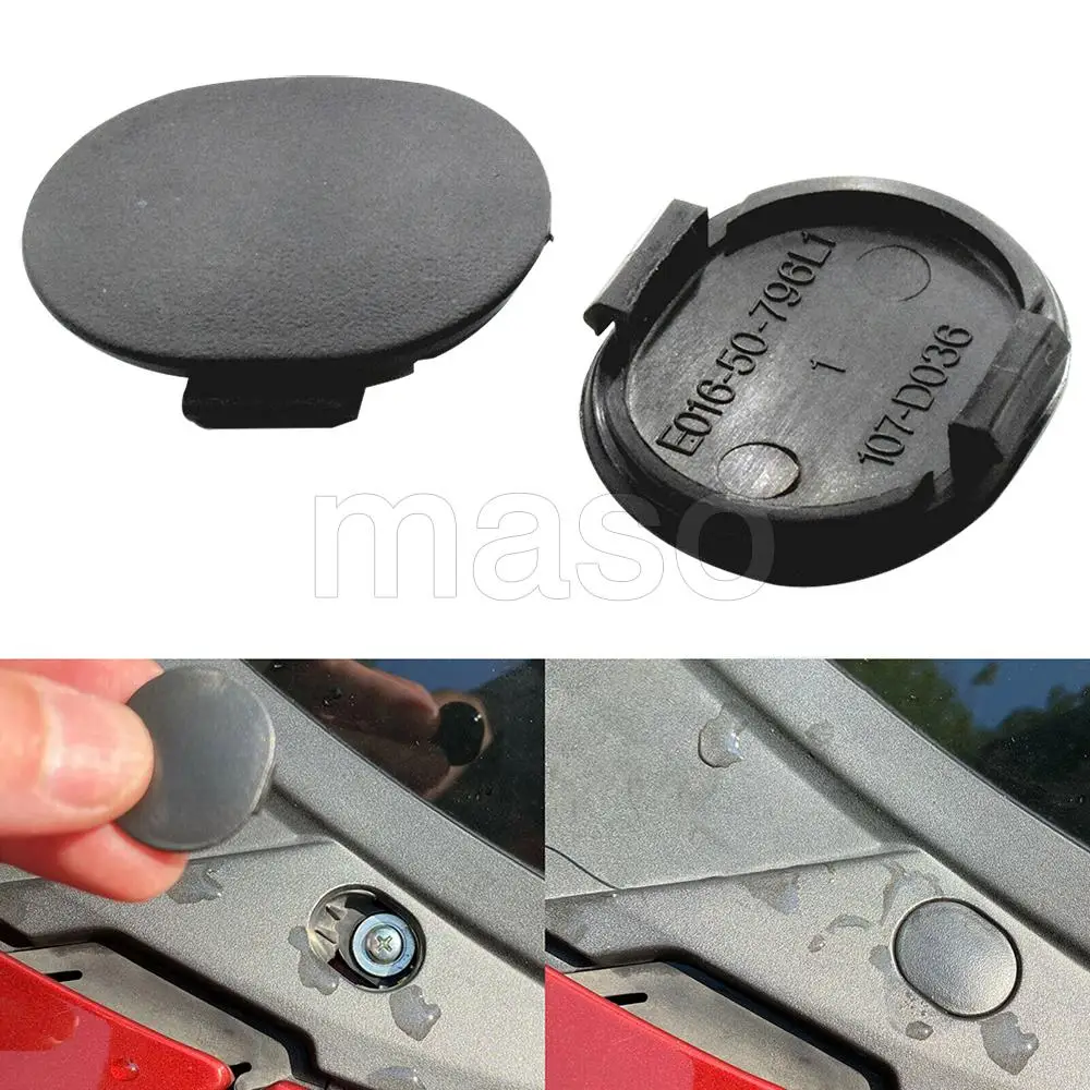 2pcs Windshield Cowl End Screw Cap Covers For Mazda MX-5 Miata Millenia MPV Protégé Eunos Ford Probe Laser E016-50-796