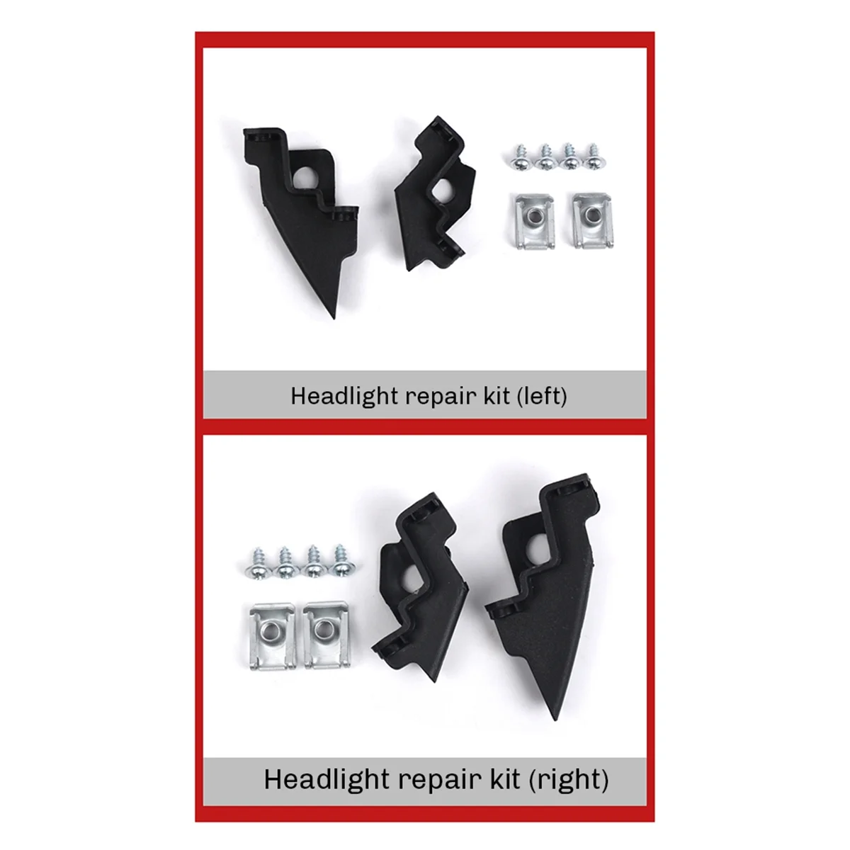 Car Front Left Light Lamp Bracket Clip Repair Kit Headlight Bracket Holder Base for 2009-2017 6R0998225