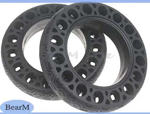 60/ 70-6.5 Solid Tire for Ninebot Segway Max G30 Hard Dimpled Scooter Puncture Proof 10 Inch Wheel