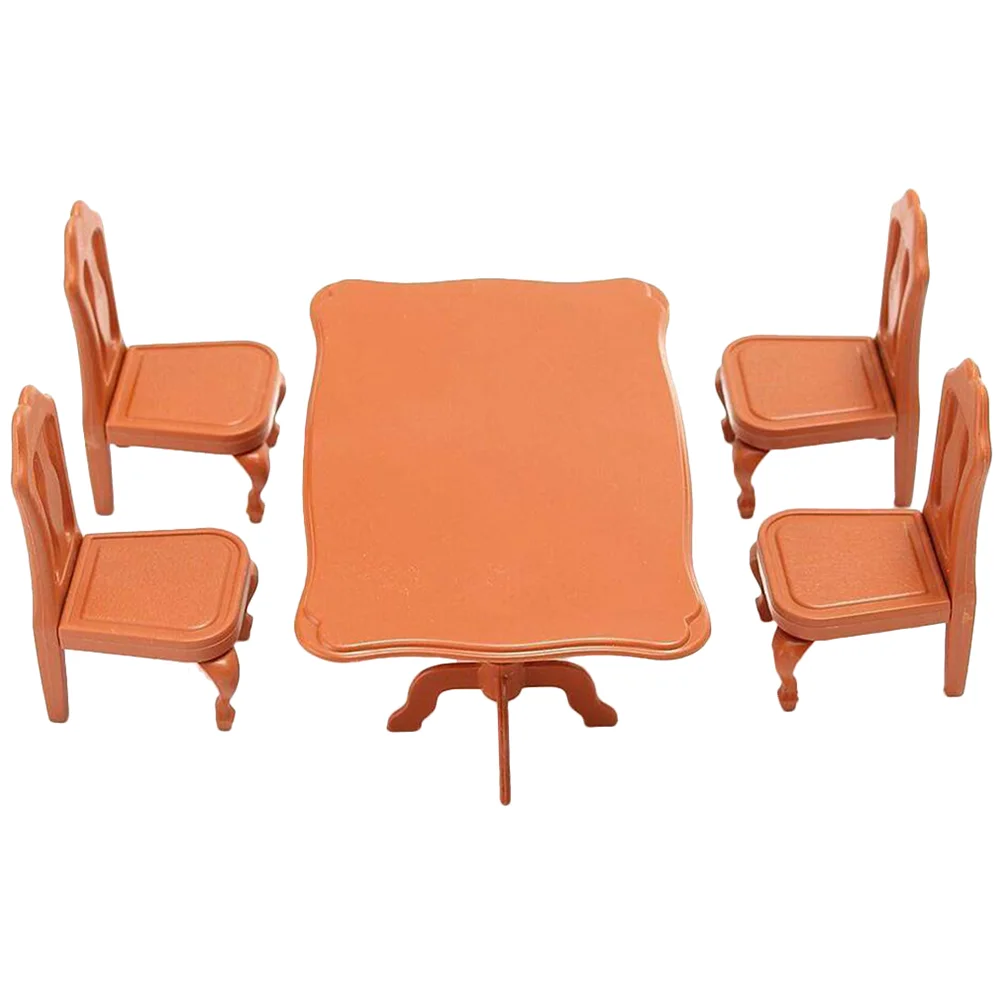 

Micro Landscape Furniture Mini Model Kids Toys Miniature Table Chairs House Pp Child