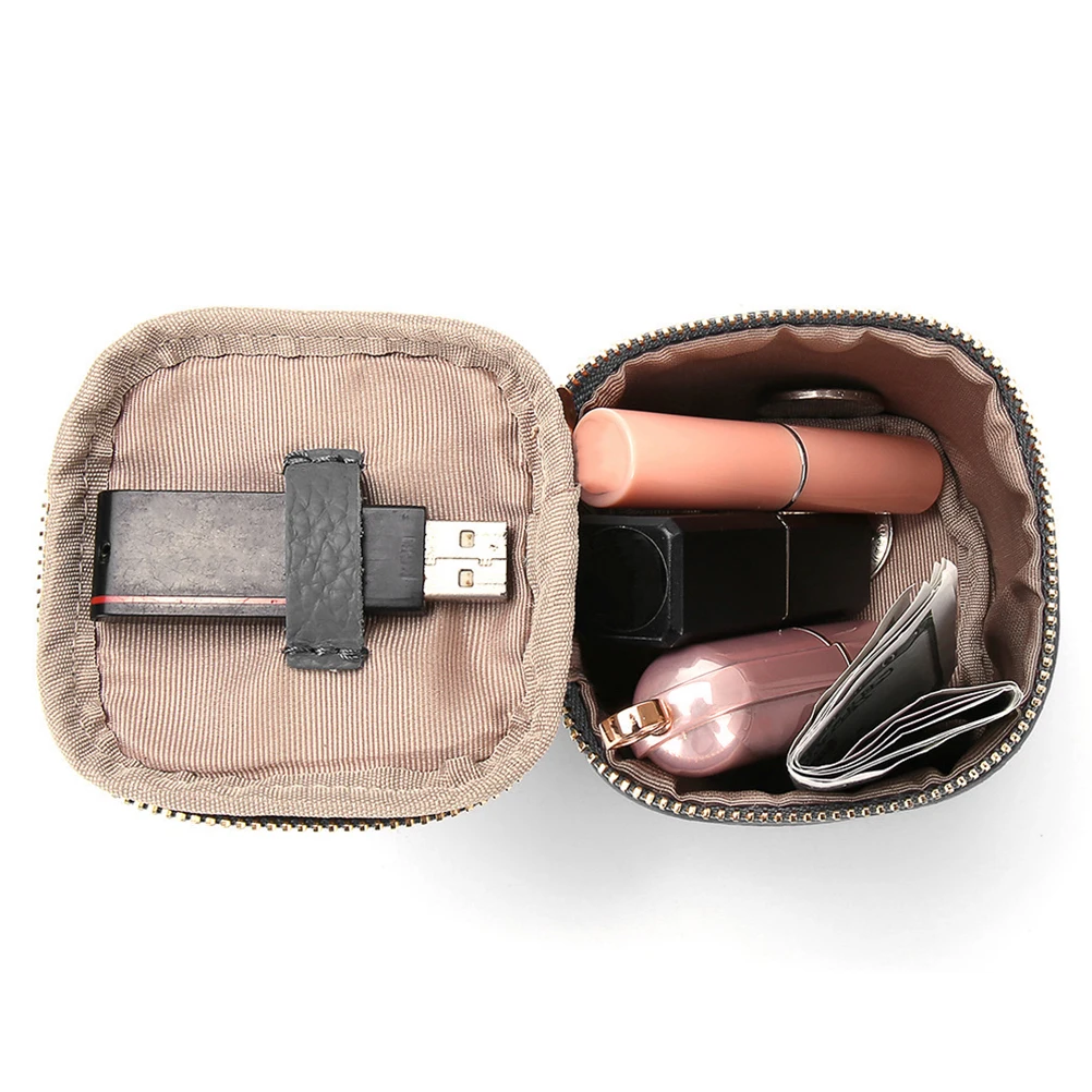 

Coin Purse Bag Lipstick Holder for Bags Personality Keychain Portable Makeup Travel Pouch Women's