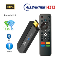 Z1 ATV TV Stick Android 11 H313 Quad Core 2GB 16GB HDMI 2.0 HD 4K HD 5G WIFI BT5.0 voice remote Smart TV Box PK Q96 S96 TV Stick