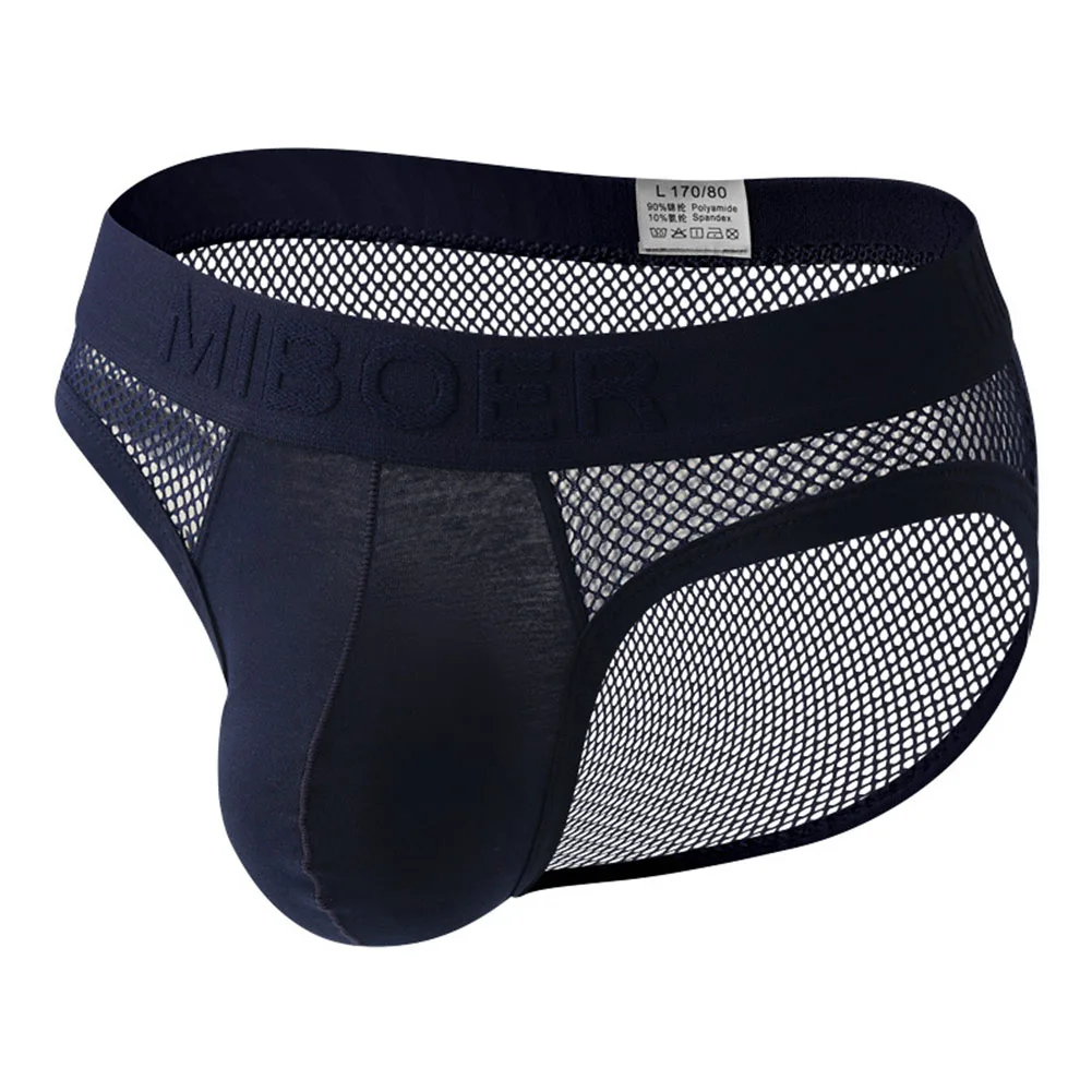 Men's Briefs Fashion Underwear Sexy Low-Waist Triangle Pant Silhouette Design Comfortable Men Panties Jockstrap Solid Underpants