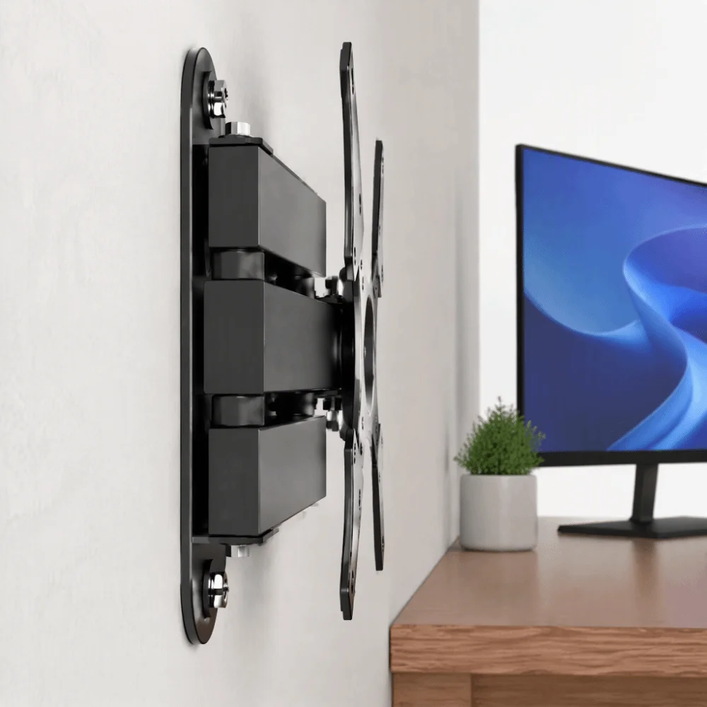 360 Degree Rotation TV Wall Mount Bracket Swivel Function Adjustable Rotating Arm Full Motion TV Mount Extension Arm
