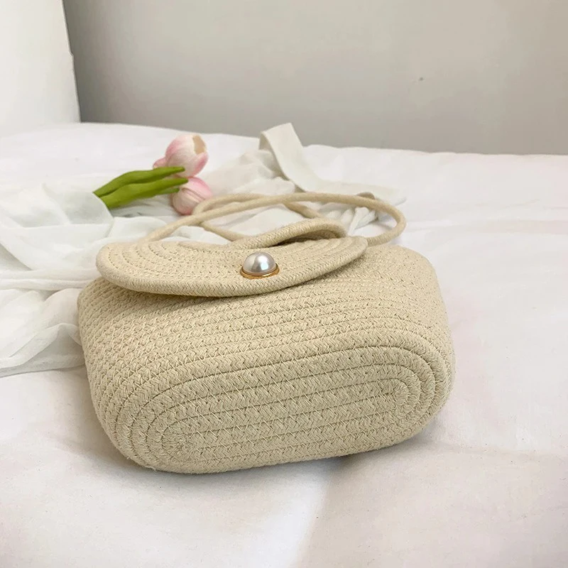 Лето 202, модная вязаная сумка ручной работы, универсальная сумка через плечо, сумка для пляжного отдыха в стиле INS