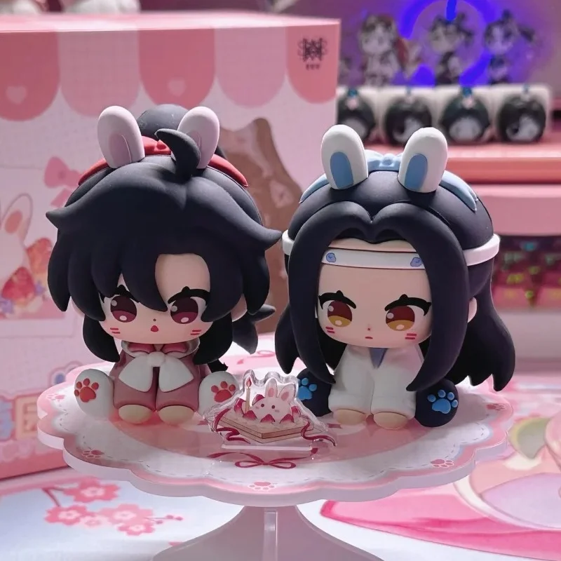 mod oz u shi anime pvc actiefiguur Wei W U lijn LAN Wang en cartoon Mdzs desktop beeldje ornamenten tij spelen speelgoed mode cadeau