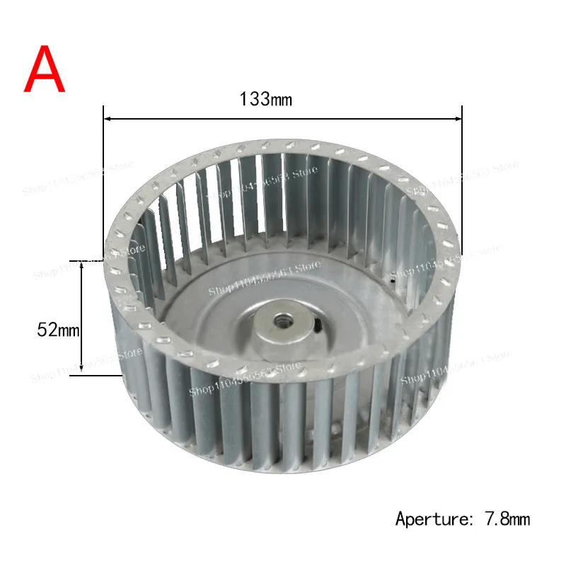 Aluminum Centrifugal Impeller for 6mm & 8mm Shaft, Small Fan Wheel Replacement Part for Motor & Blower