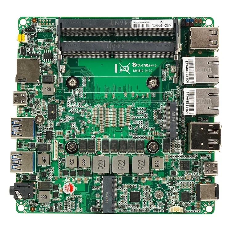 المصنع مباشرة مع وحدة المعالجة المركزية I5-12450H 12th 13th Gen Alder Lake Raptor Lake كامل المواصفات Type-C Thunderbolt 4 Nano-ITX اللوحة الأم