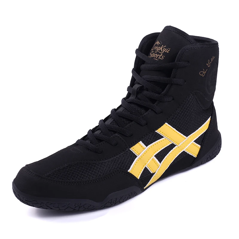 Hochwertige Professionelle Boxschuhe für Herren für Alle Jahreszeiten, Wrestling, Gymnastik, Indoor-Fitness und Umfassendes Training – Detail 15
