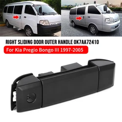 Right Sliding Door Outer Handle Outside Black For Kia Pregio Bongo III 1997 1998 1999 2000 2001 2002 2003 2004 2005 0K7AA72410