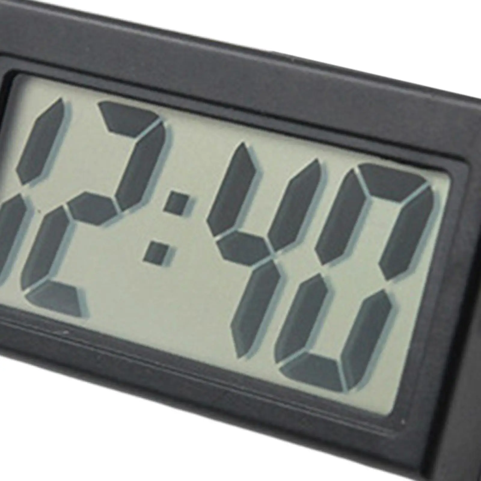 Small Electronic Clock for Car Dashboard Digital Mini Stick on Clock for Truck Auto Vehicle Battery Operated LCD Time Display