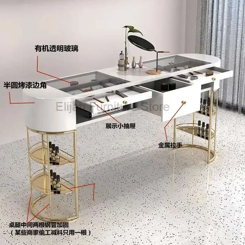 

Beauty Professional Manicure Table Dressing Office Manicure Table Prosthetic makeup Manicurist Schmincktisch Salon Equipment