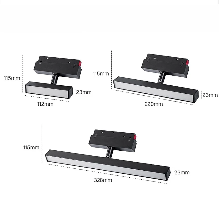 Imagem -04 - Magnetic Track Lighting System 48v Led Tuya Zigbee Dimmable Dali 010v no Main Light Design Magnet Lamp