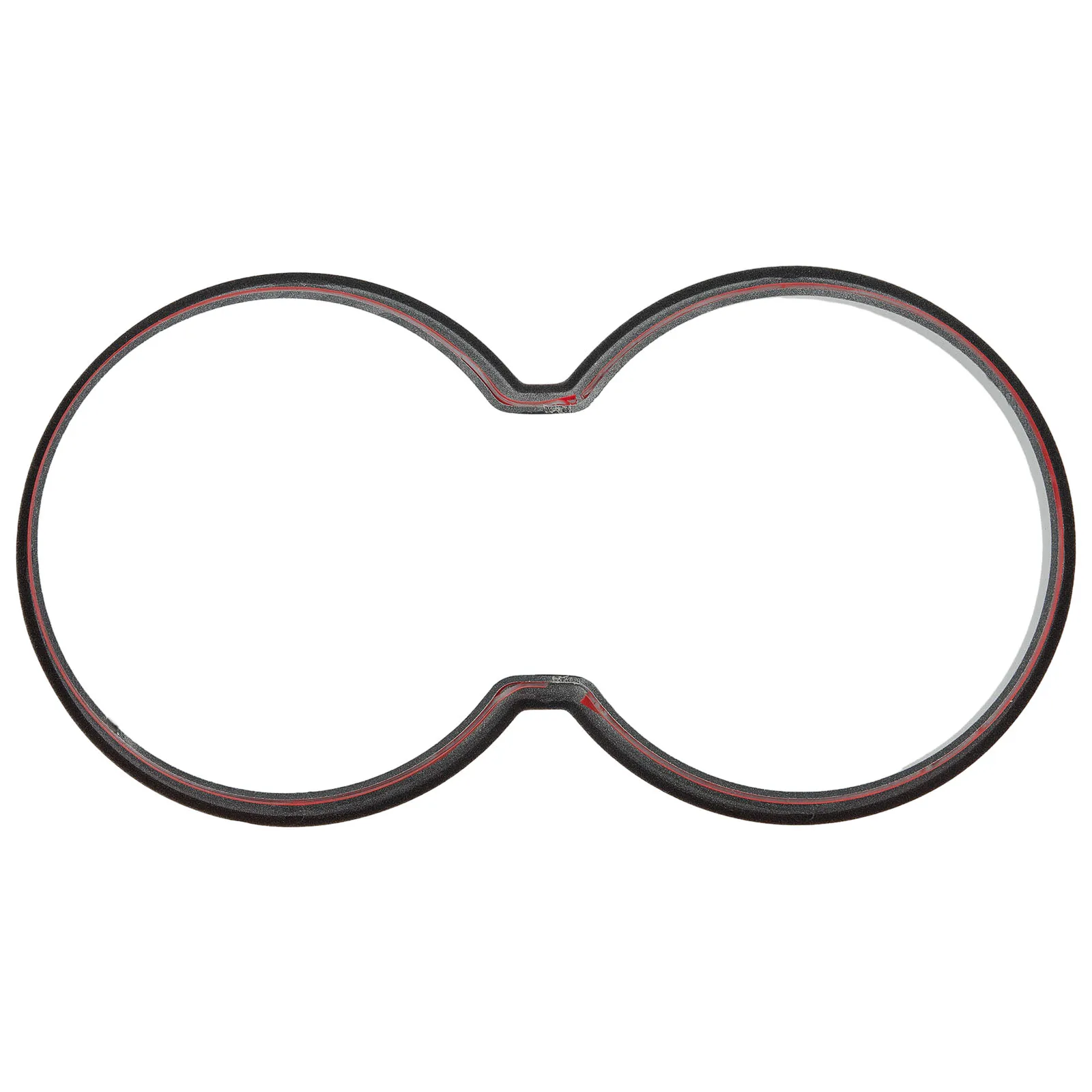 

Gloss Silver ABS Trim Cover for Central Console Water Cup Holder Designed Specifically for Porsche 2015 to 2023 Models