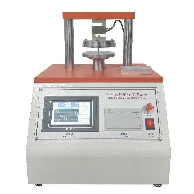 Automatic compressive strength tester, edge ring compressive strength paper tensile testing machine