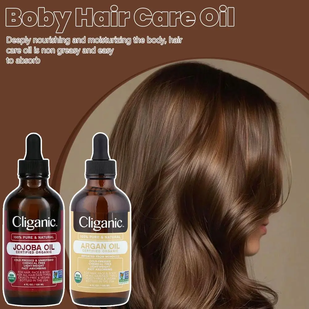 

Масло для ухода Jojoba Argan Oil двойного назначения, 120 мл — глубоко увлажняющее, легко впитывающее, нежирное, питательное, ежедневный уход за телом для волос