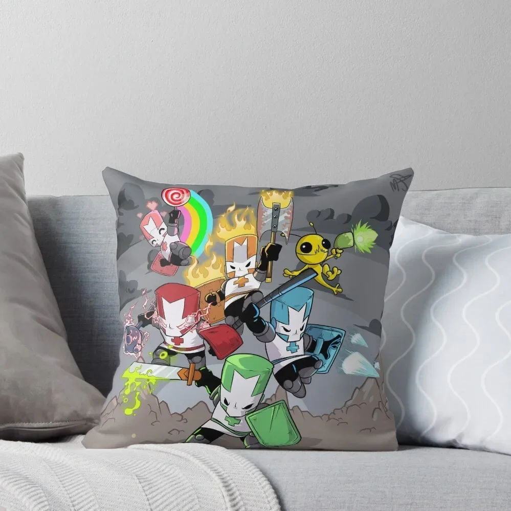 Castle Crashers Featuring. THE ALIEN HOMINID Throw Pillow Sofa Cushion Cover Christmas Throw Pillows Covers Pillow