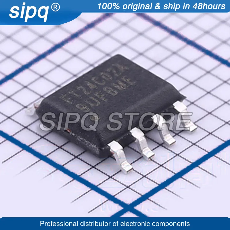 10PCS/LOT FT24C02A-KSR-B FT24C02A SOP-8 EEPROM Brand New and Original In Stock Authentic Product