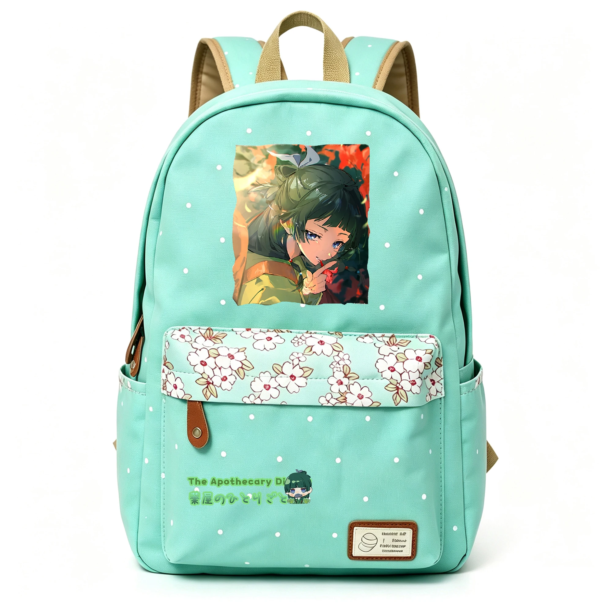 Anime The Apothecary Diaries Girls Cartoon Design Laptop Shoulder Bags Cute Travel Backpack Casual Students School Bookbag