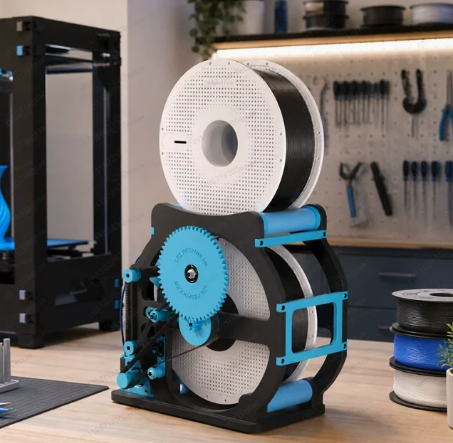 3D printing reel winder Winding manager Intelligent winding programming Automatic detection Start-stop winder