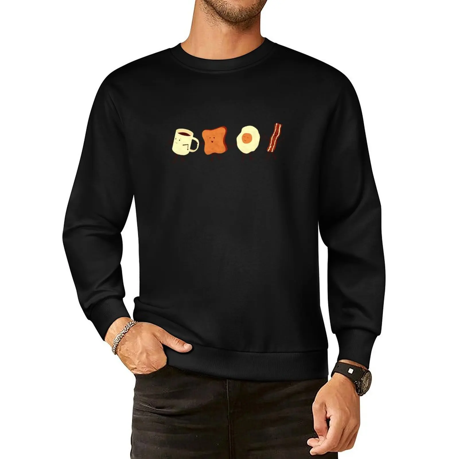 

Let's All Go And Have Breakfast Pullover Hoodie mens designer clothes autumn clothes men's sweat-shirt sweatshirts men