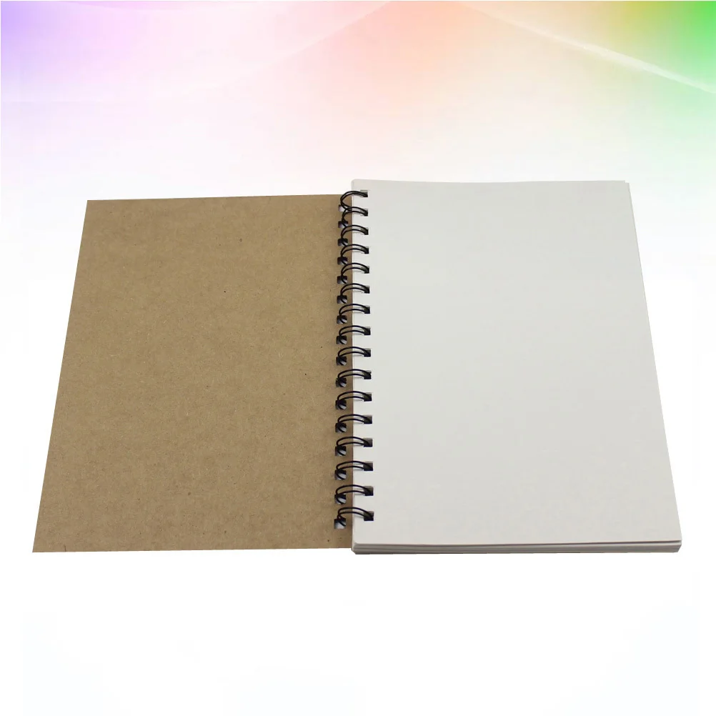 

2pcs A5 Sketch Book Thick Paper Spiral Notebook For Drawing Writing Painting Durable Blank Pad Journal Art Supplies